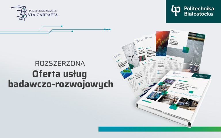 Rozszerzona oferta usług badawczo-rozwojowych